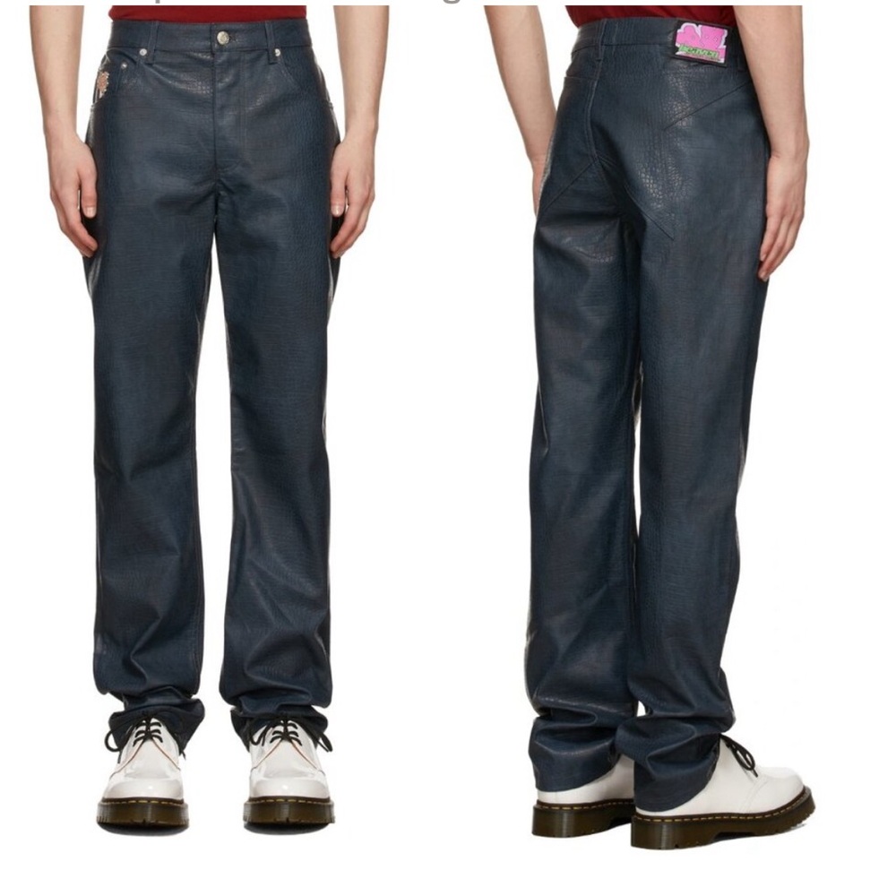 Marc Jacob’s Heaven Navy Croc Star Trousers